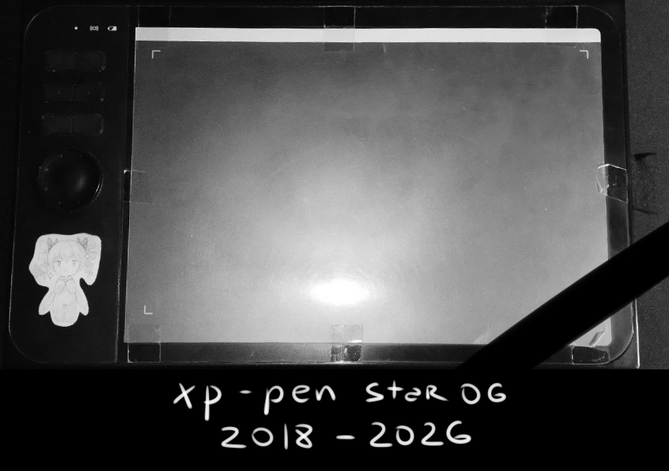 chardy_splatoon's tweet photo. As you guys know, my main tablet (the XP-Pen Star 06) died. I waited almost 3 weeks for a replacement (the XP-Pen Deco 03), but eventually had to cancel that order. But finally, last night, my new XP-Pen Deco 01 V3 arrived! So guys, I'M BACK! https://t.co/cwsplQLVvv