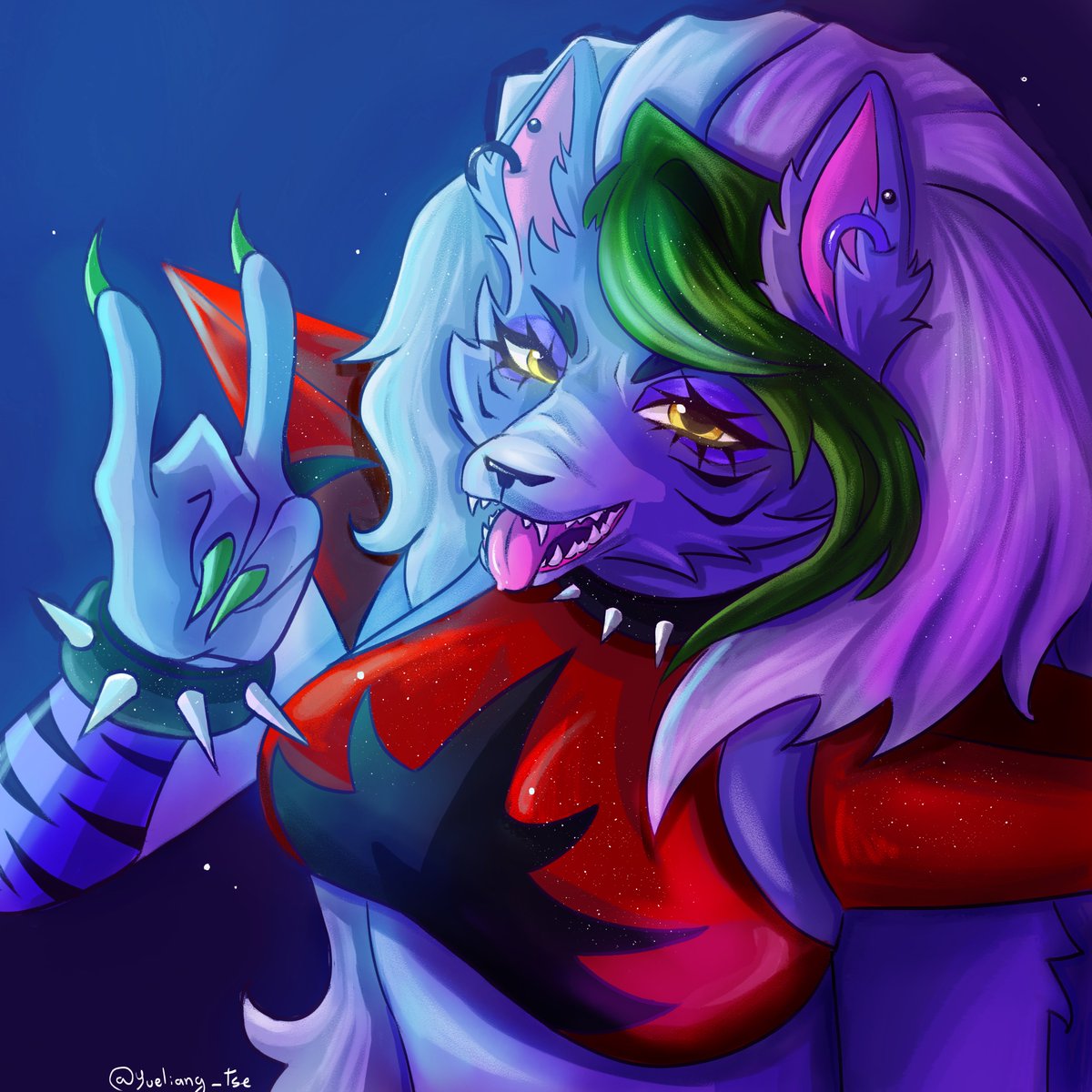 yueliang_tse's tweet photo. Roxanne Wolf🎹🎸#FNAF #SecurityBreach https://t.co/f3wRFwu4P8
