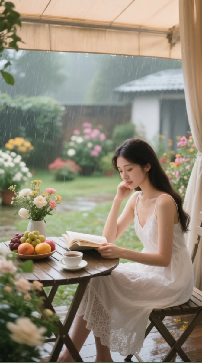 ririnurafni's tweet photo. Chilling on the lazy sofa with a warm mug of tea and a good book, perfect rainy Sunday vibe at home ， https://t.co/DHF4oVfj4C