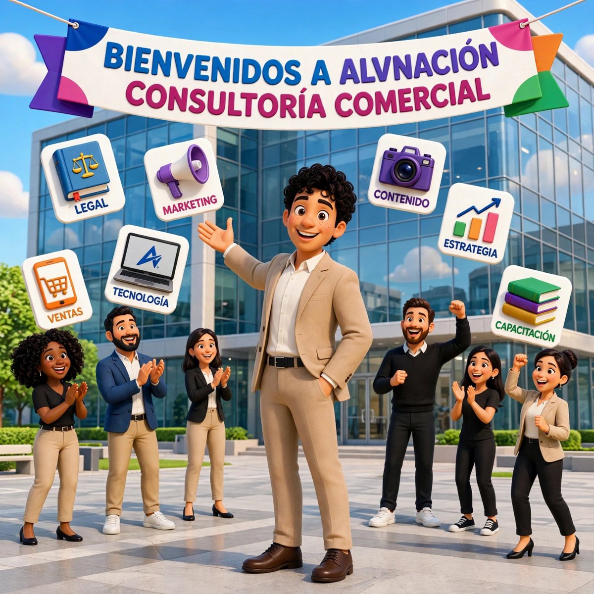 AlvNacion's tweet photo. Así nos vemos cuando alguien nos pregunta "¿y ustedes qué hacen?" 😄 Legal, marketing, ventas, tecnología, contenido, estrategia y capacitación, todo en un solo equipo. 

¿Con cuál área empezamos a ayudarte?
https://t.co/gZLUvAa9Lk

#alvnación #consultoríacomercial #equipo #negocios