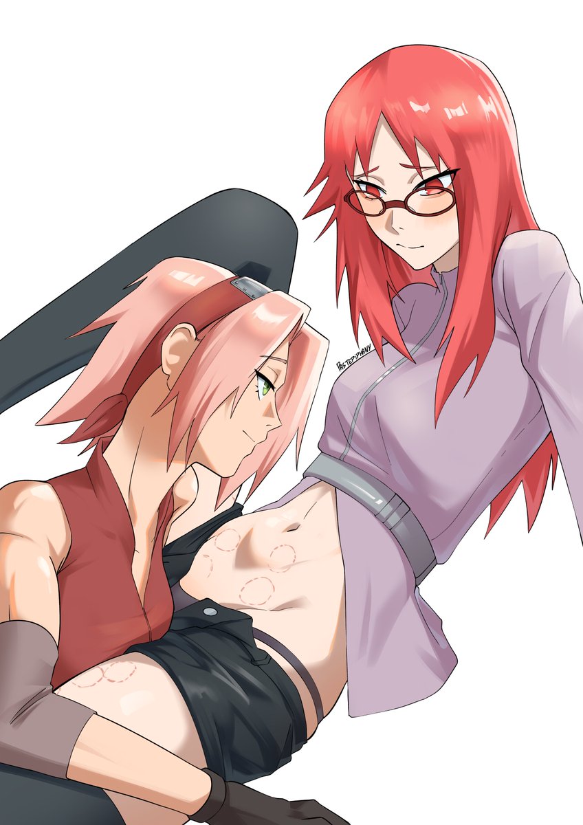pastepiphany's tweet photo. Sakura x Karin🥹 https://t.co/WVSnzom5Gm