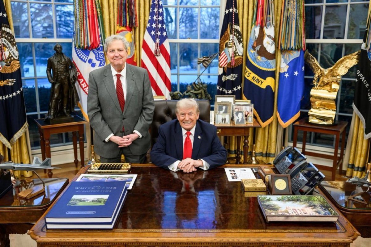 Camilla_112233's tweet photo. President Trump signed Senator John Kennedy’s Bill which stops sending money to DEAD people. 

I can't believe a new law had to be created for this, but here we are https://t.co/xGzhkkfp7Z