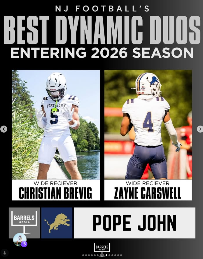 christianbrevig's tweet photo. I'm excited to finish my high school career at Pope John XXIII.

I’m grateful for my time at Sparta, and for my coaches, teammates, and friends.

I’m excited for this next chapter, and for the opportunity to compete at a high level.  @CoachGaston_ https://t.co/S9fR8fhAmr