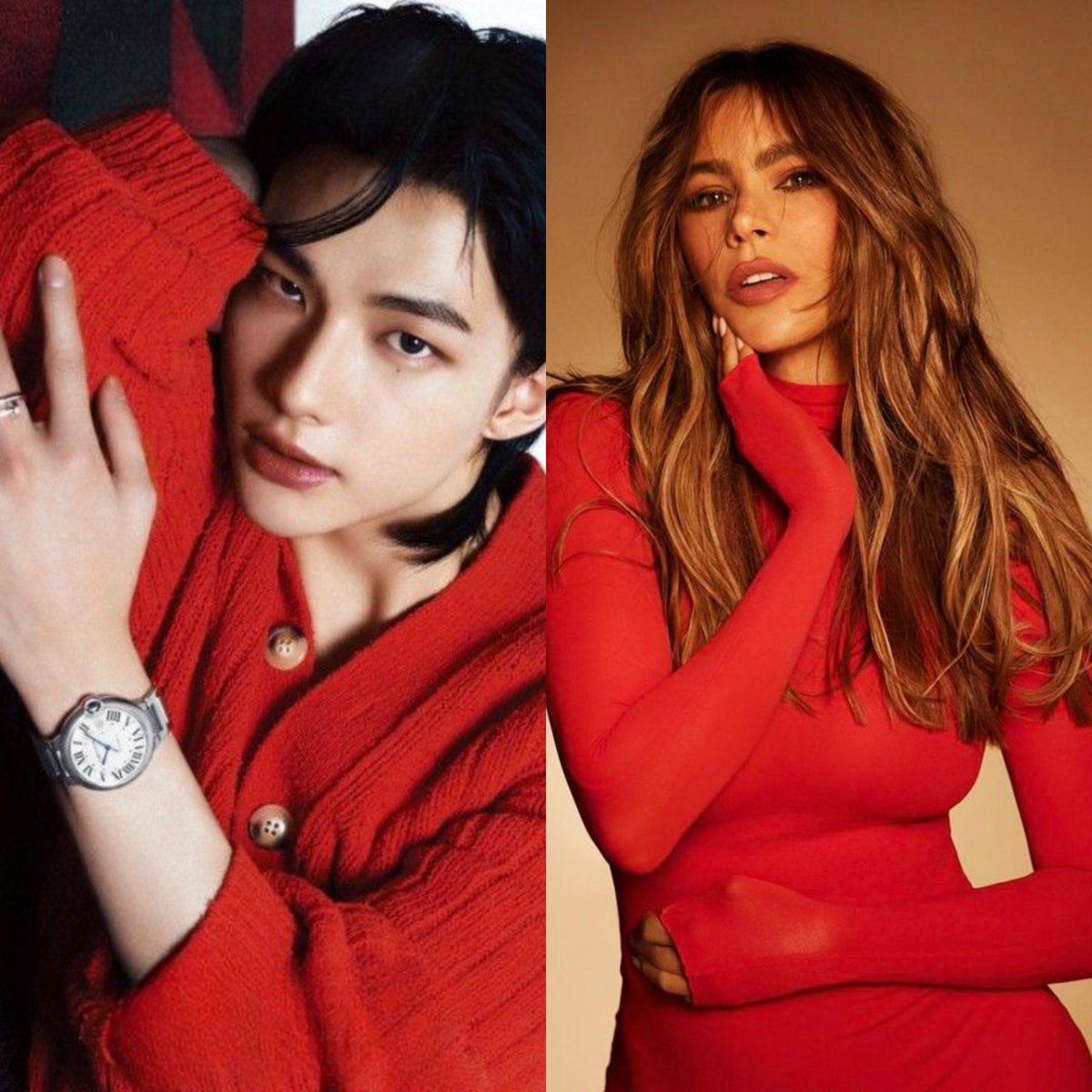 hyunjincrave's tweet photo. Sofia Vergara follows Hyunjin on Instagram. https://t.co/P7dTPxHbzM