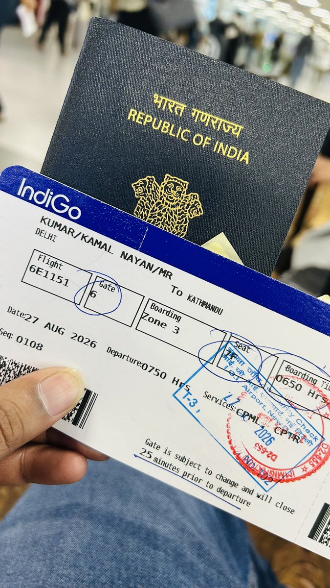 kamal002nayan's tweet photo. Heading to Nepal for flood coverage. Stay tuned for the latest updates, visuals and ground reports straight from ground zero.
#IANS #NepalFlooding https://t.co/irKIpcurs1