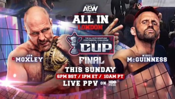 TheDrainmaker's tweet photo. Your 2026 inaugural AEW C³ FINAL....
Jon Moxley (c) vs Nigel McGuinness.

LET'S. FUCKING. GO. https://t.co/pRnbemMCZI