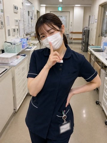 mikan00421's tweet photo. ど〜せ誰も見てないもんね〜😙💕

病院の携帯は画質悪いから、裏でこっそり自分の携帯で📸
内緒だよっ？🤫 https://t.co/u8Aq1Y312c