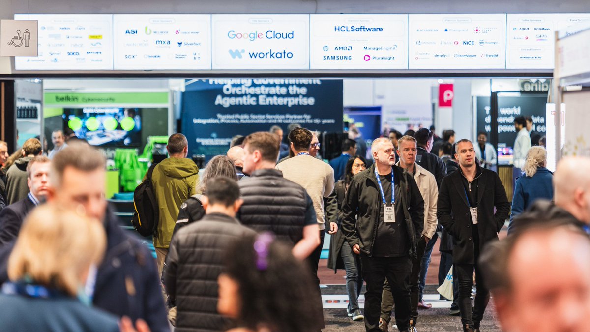 Techingov_AU's tweet photo. This is what a public sector first event looks like.
 
Save the date! #TechinGov returns to Canberra on 10 &amp; 11 Aug 2027.
 
After 20 years &amp; our biggest public sector first edition yet, we're already building on the momentum.
 
Free pass is waiting for you https://t.co/xcv6c4Fvsi https://t.co/7OASmP4tye