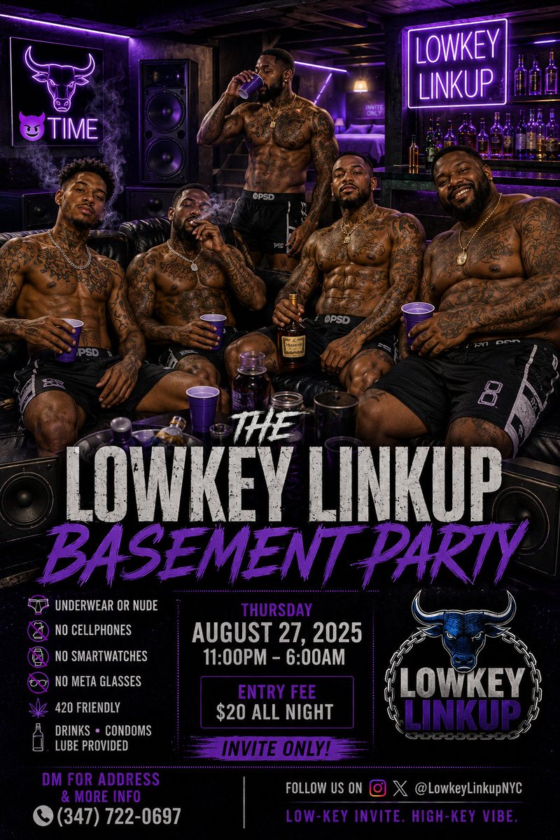 LowkeyLinkupNYC's tweet photo. Take Dat Thursday is Back in Brooklyn!  DM for address and more info. https://t.co/CT3MHdXrPI