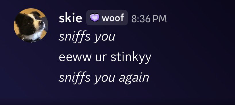 skiebarks's tweet photo. what my oomfs have to put up with https://t.co/wyNouWGhN0