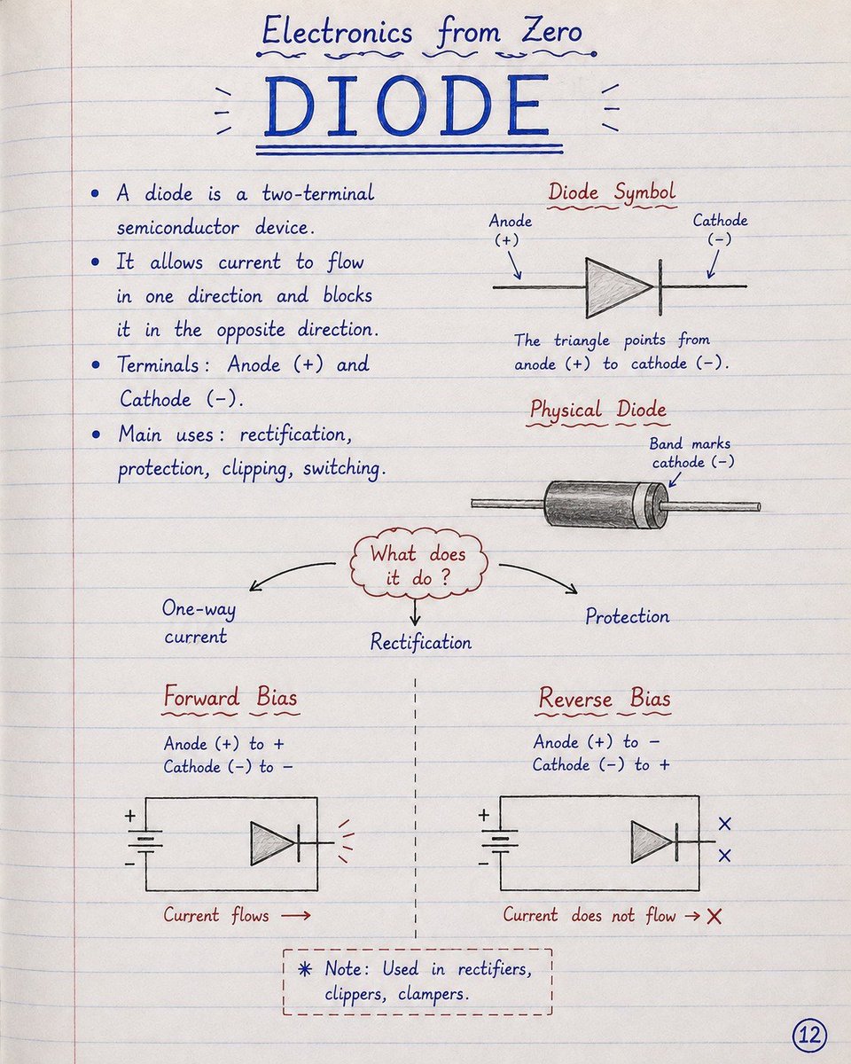 Sam_Axiom's tweet photo. Electronic From Basics Series :

>Transformers 
>Diode 
>LED https://t.co/jgjr6RVBkk