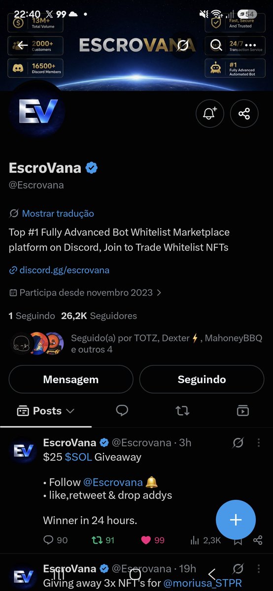 Andrezaohulo's tweet photo. @Escrovana EEa2shcXdiMSqFtXbfKLLrtN7vbMQMLyGdaPxWfcFBR4 https://t.co/Dl2fDXm6jQ