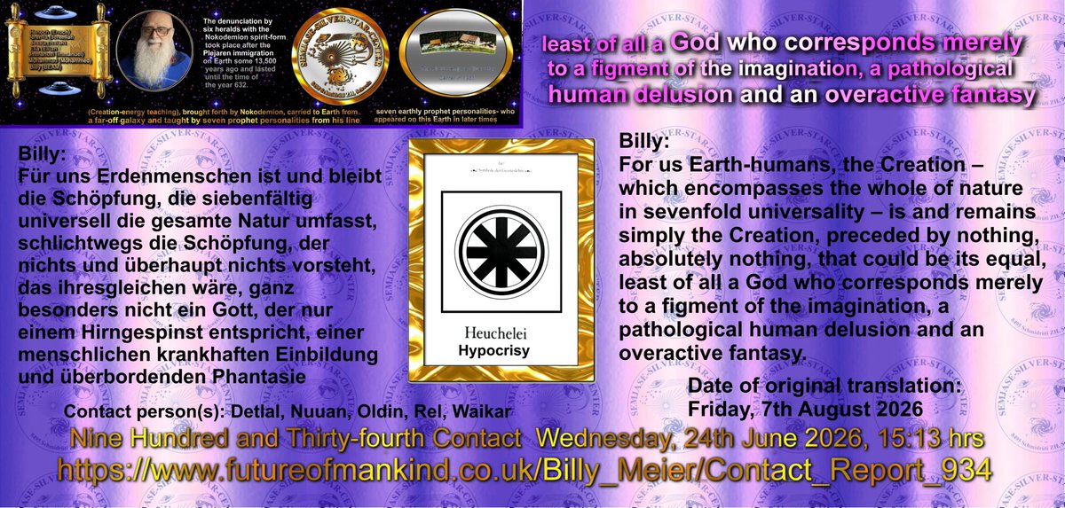 URHEBERRECHTURH's tweet photo. For us Earth-humans, the Creation – which encompasses the whole of nature in sevenfold universality – is and remains simply the Creation, preceded by nothing, absolutely nothing, that could be its equal, least of all a God who corresponds merely to a figment of the imagination https://t.co/s2CPljbZ7e