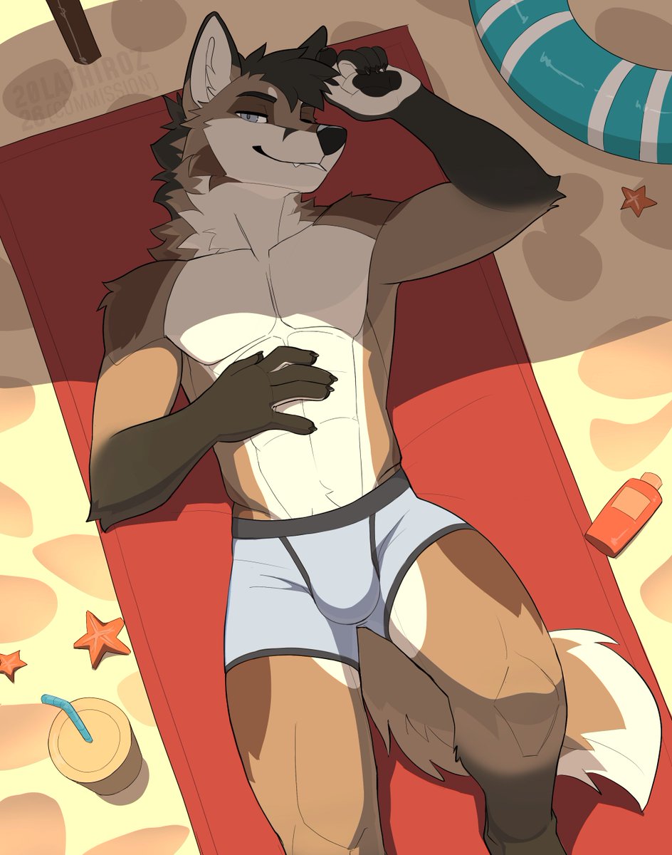 rylo_fuwa's tweet photo. Summer is almost over.. but it's never too late to soak up some rays✨

🎨 @lathiroz did my boy so well >.<
🔞 @rylo_fuqs for spicy alt https://t.co/Dir6ZA8Dwj