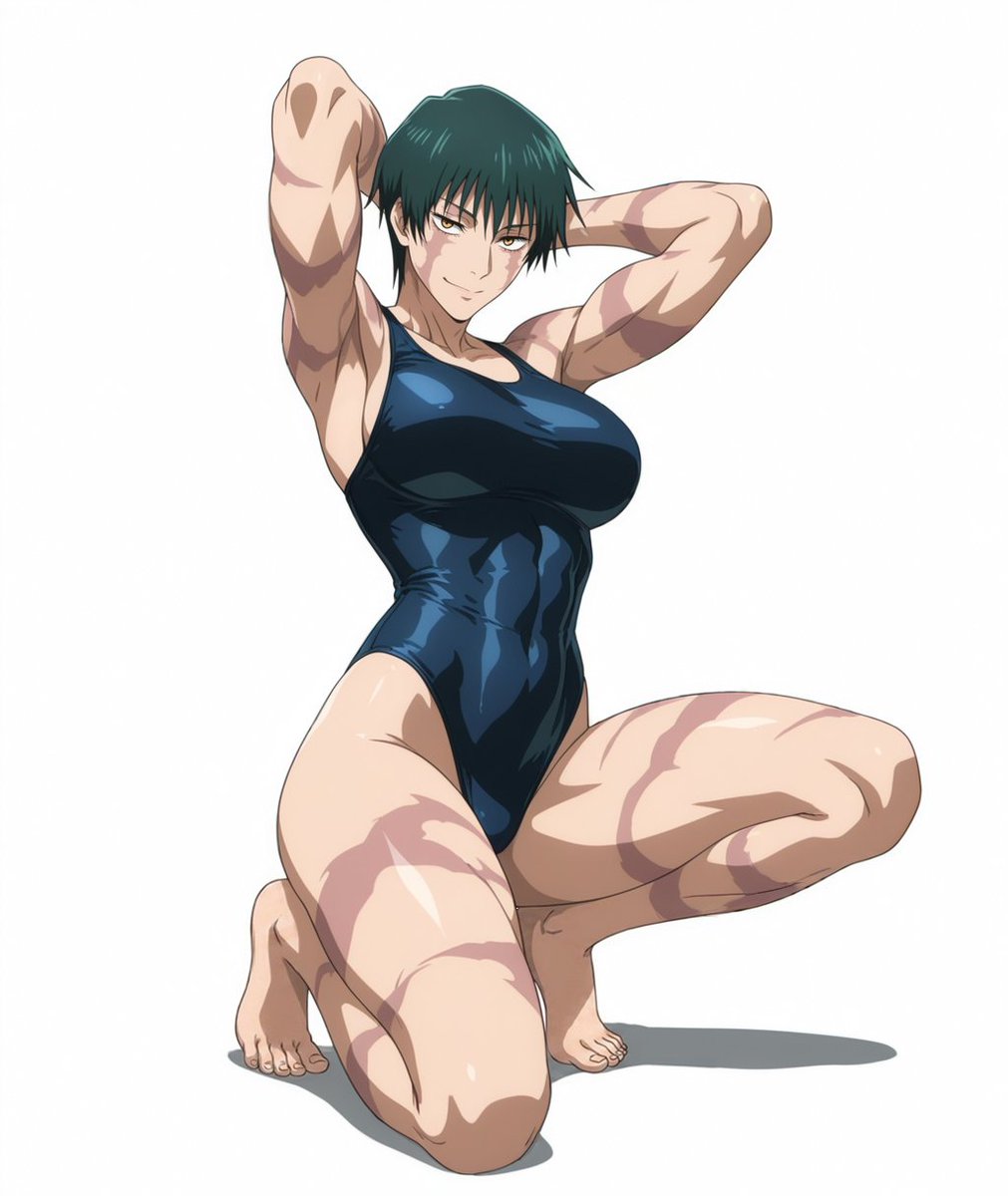 kre1van's tweet photo. Maki Zenin #JujutsuKaisen #anime https://t.co/bmPM05SFNN