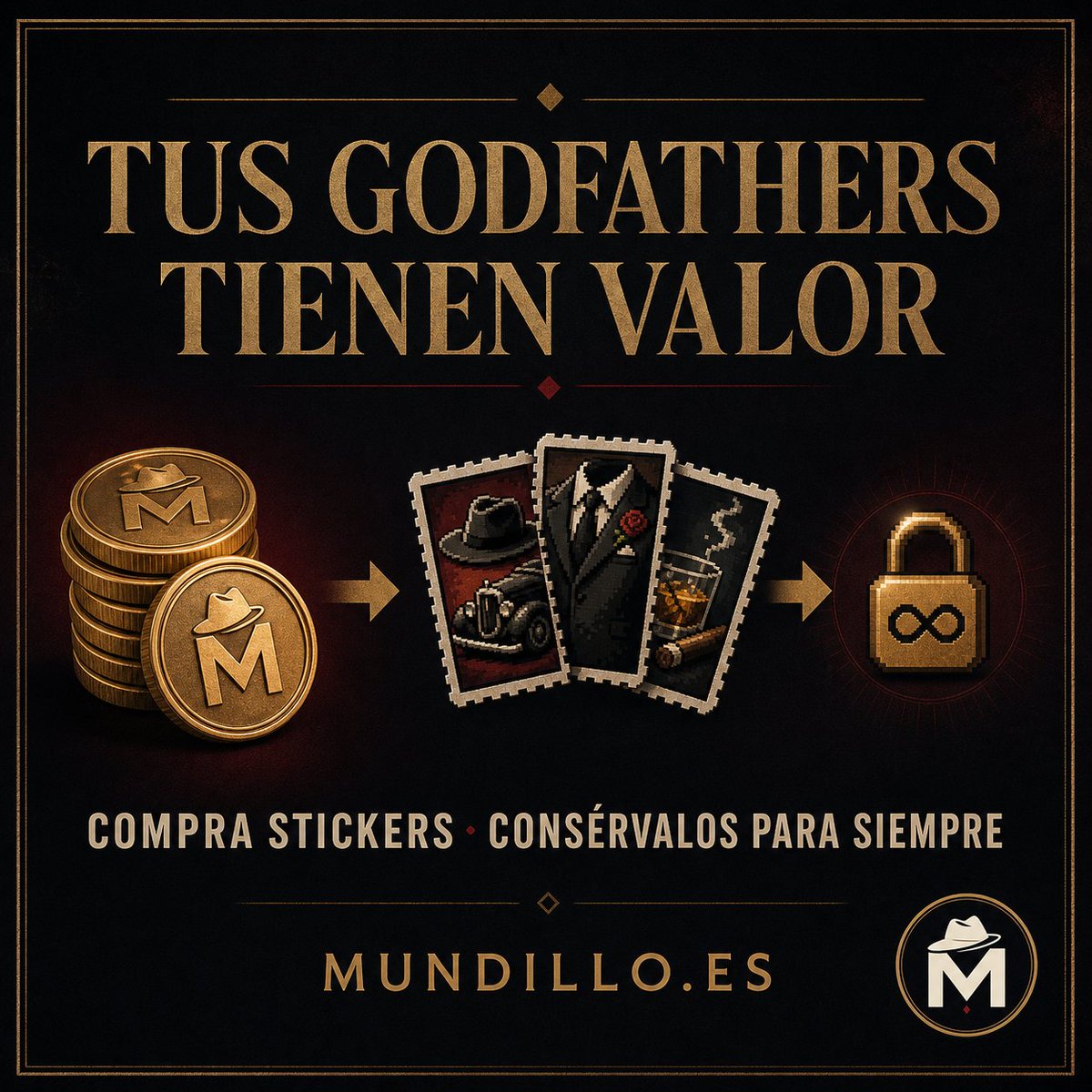 mundillohabbo's tweet photo. ¿Sabías que tus Godfathers ya tienen utilidad?

En la tienda de personalización de https://t.co/vjLtJkXrCk puedes canjearlos por stickers para transformar tu perfil.
Una vez comprado, el artículo será tuyo permanentemente: úsalo, retíralo y vuelve a equiparlo cuando quieras. https://t.co/upRZ47exVy
