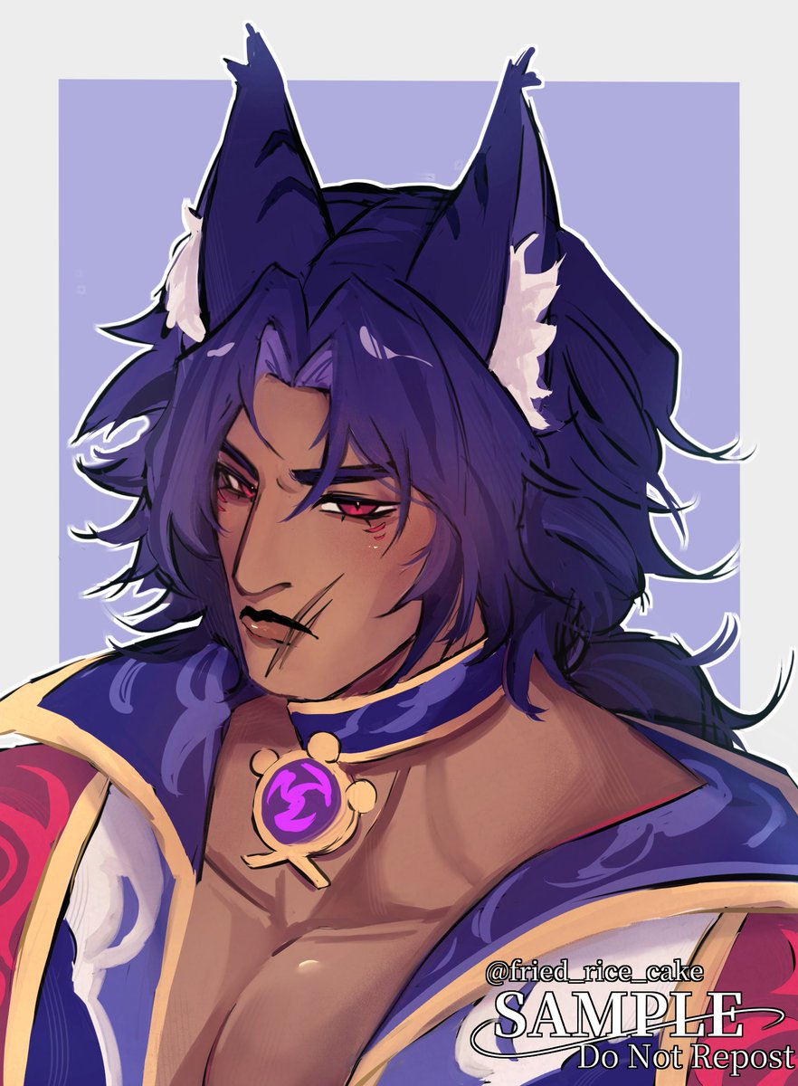 fried_rice_cake's tweet photo. Finally finished a sample headshot of Arca for VGen 🎉

#genshinoc https://t.co/blZCsU82qN