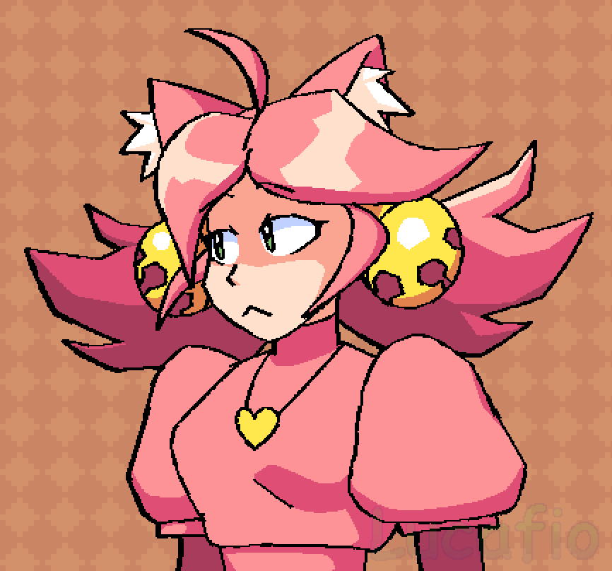 Lucafi0's tweet photo. She's Pink for a secret reason https://t.co/vjAnHEbLHJ