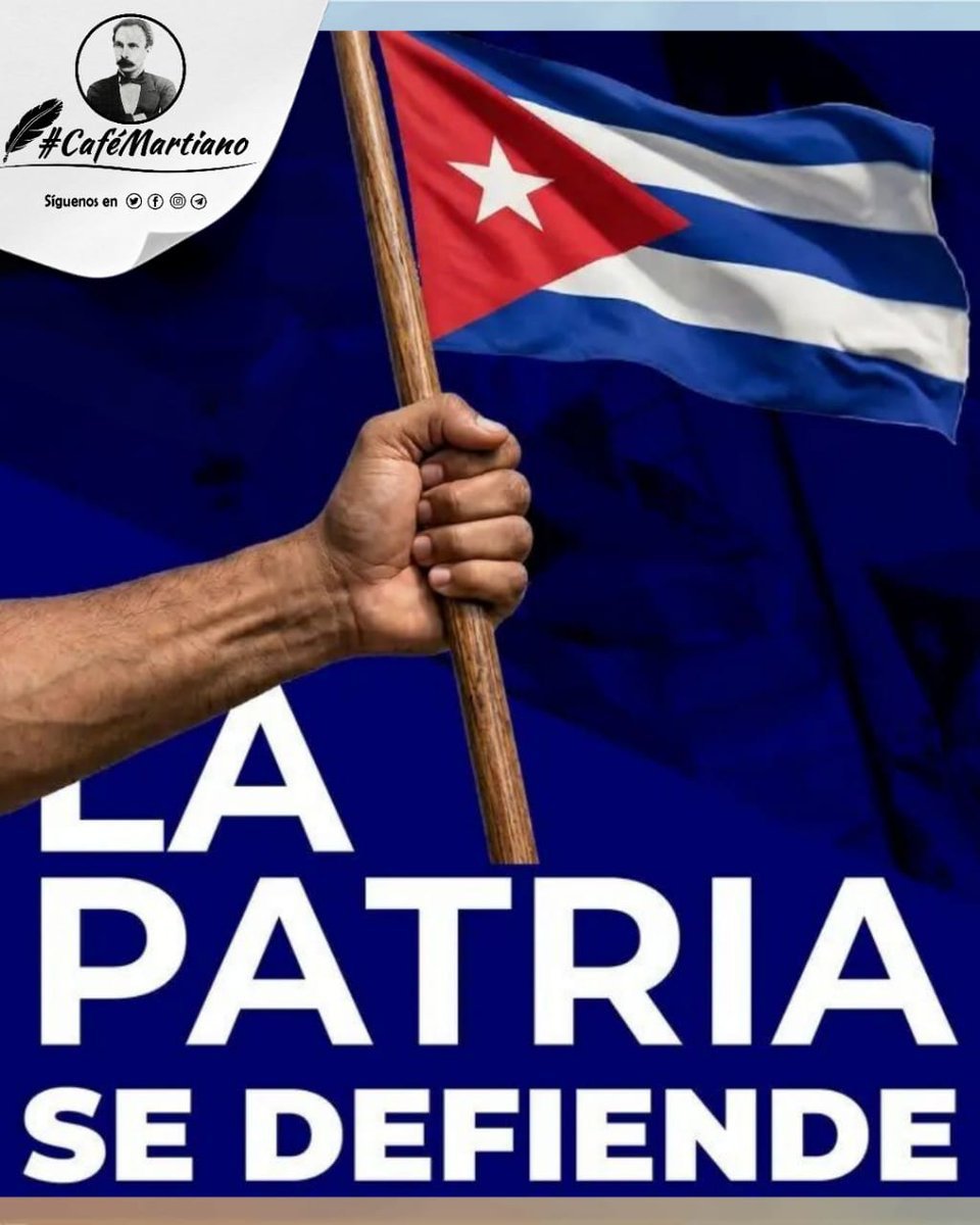 Alejand55628482's tweet photo. Buenos días 🇨🇺 #CaféMartiano
✍️ “El deber que deleita, rige a los hombres"

#Fidel:  "...sabremos cumplir con el deber, o caer en el cumplimiento del deber".

#LaPatriaSeDefiende https://t.co/QKpYAD7O8h