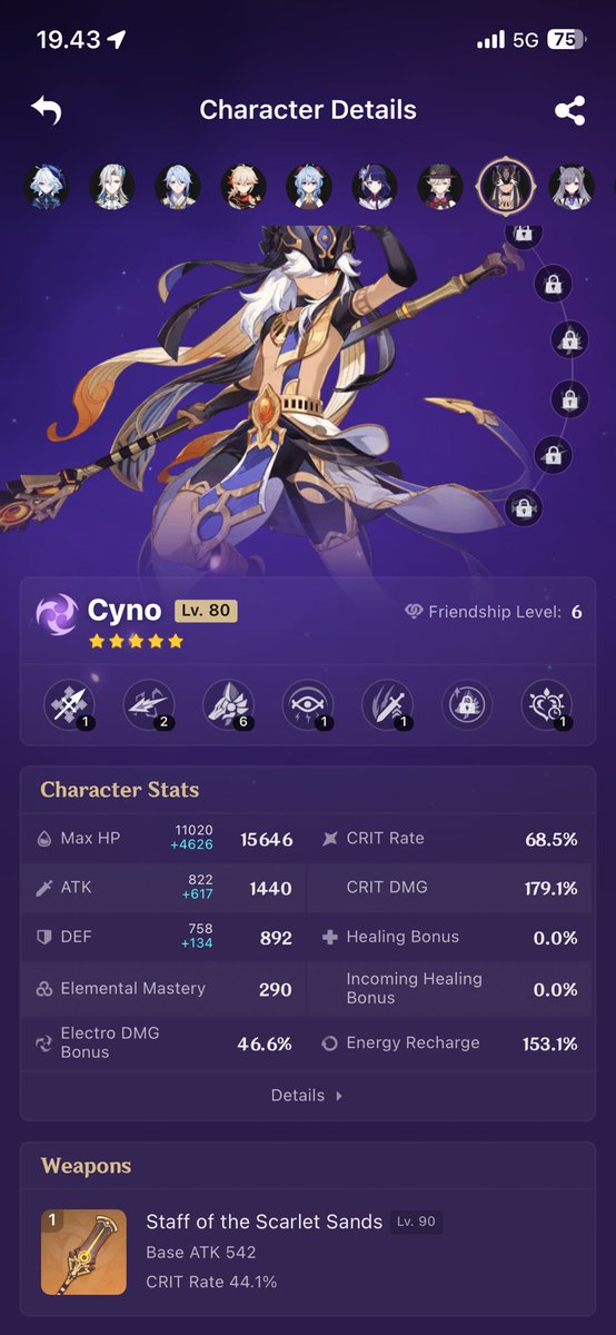 vetur1us's tweet photo. a few of my characters’ stat https://t.co/EUcQjQnM8u