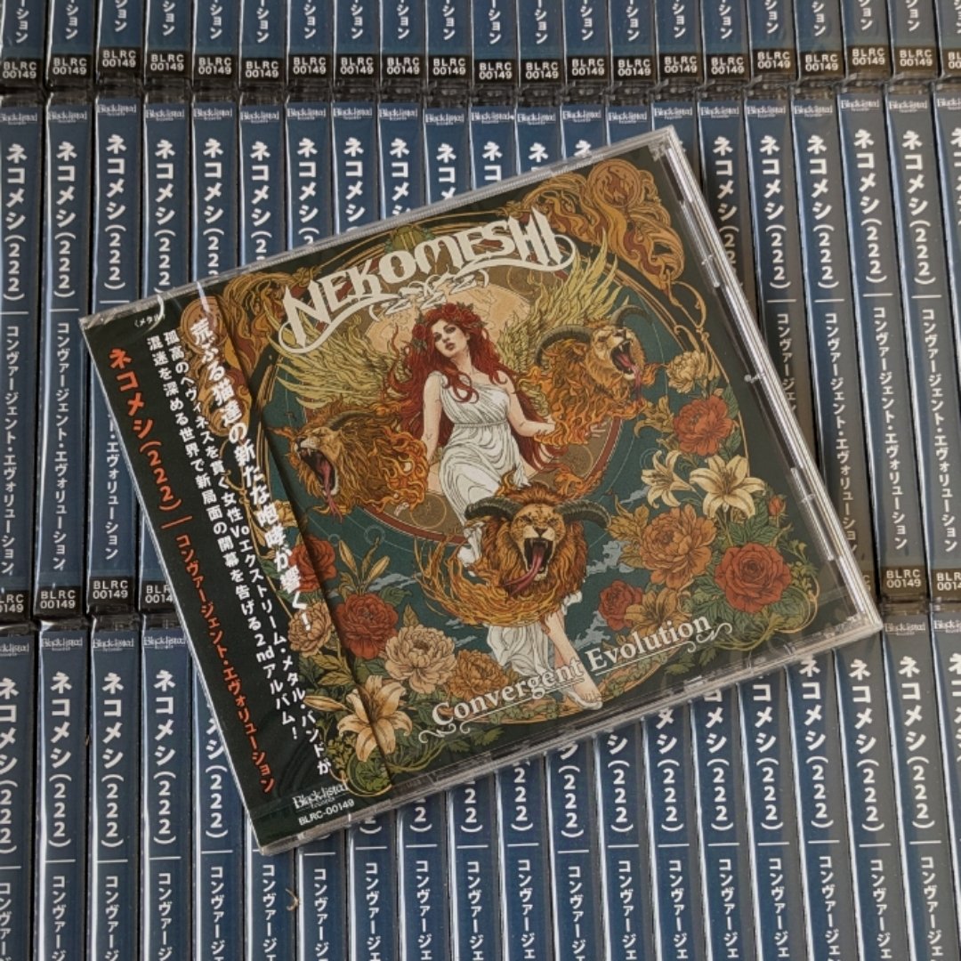 BlacklistedProd's tweet photo. 明・日・発・売!
NEKOMESHI(222) New Album「Convergent Evolution」(BLRC-00149) out on Aug 28!! https://t.co/klnYX0QRzJ