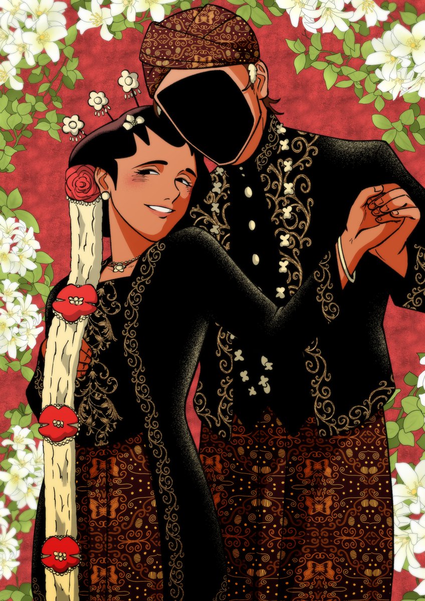utsumanga's tweet photo. wedding day redraw 💙❤️💛 #oc https://t.co/QTJHKdwpNO