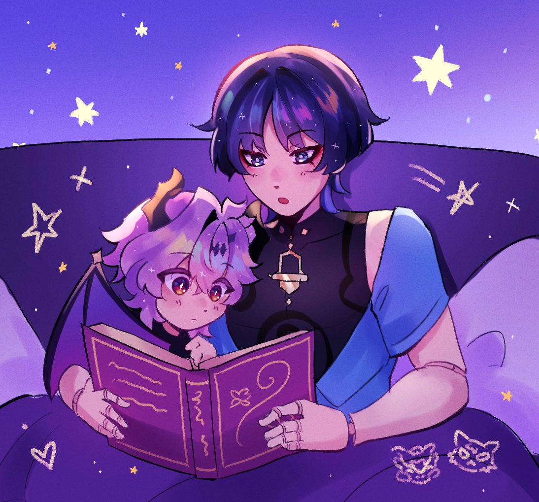 premised_summer's tweet photo. storytime 📖 #wanderer #durin #genshinimpact https://t.co/qQMc7iImOc