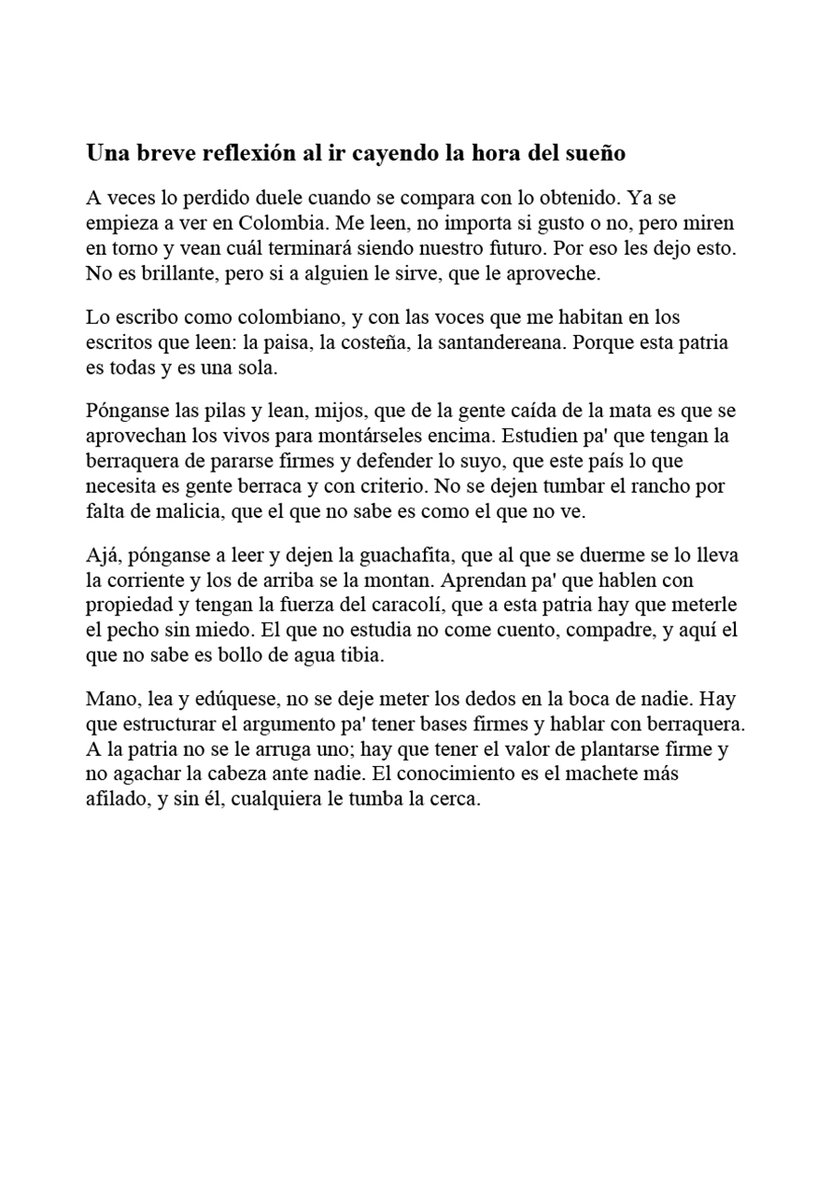 joasubbiro's tweet photo. Una breve reflexión al ir cayendo la hora del sueño https://t.co/IyzrgavDfS