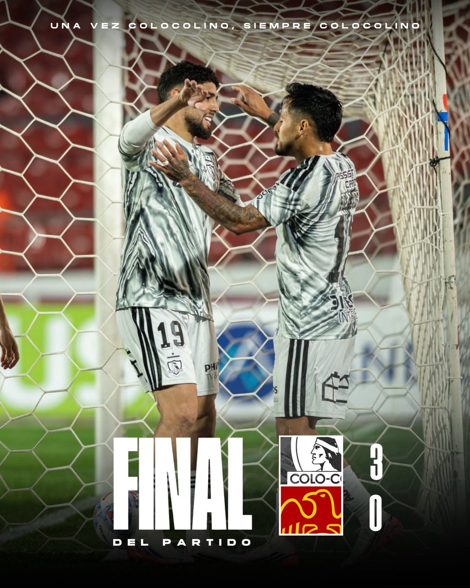 CSDColoColo's tweet photo. ¡𝐋𝐎 𝐆𝐀𝐍Ó 𝐄𝐋 𝐂𝐀𝐂𝐈𝐐𝐔𝐄! 🤟🏼🥳

Con goles de Romero, Bolados y Raipán, el Cacique venció por 3-0 a Unión Española en el Estadio Nacional en la fecha 6 de la Copa Chile. https://t.co/B6RgpmgrB8