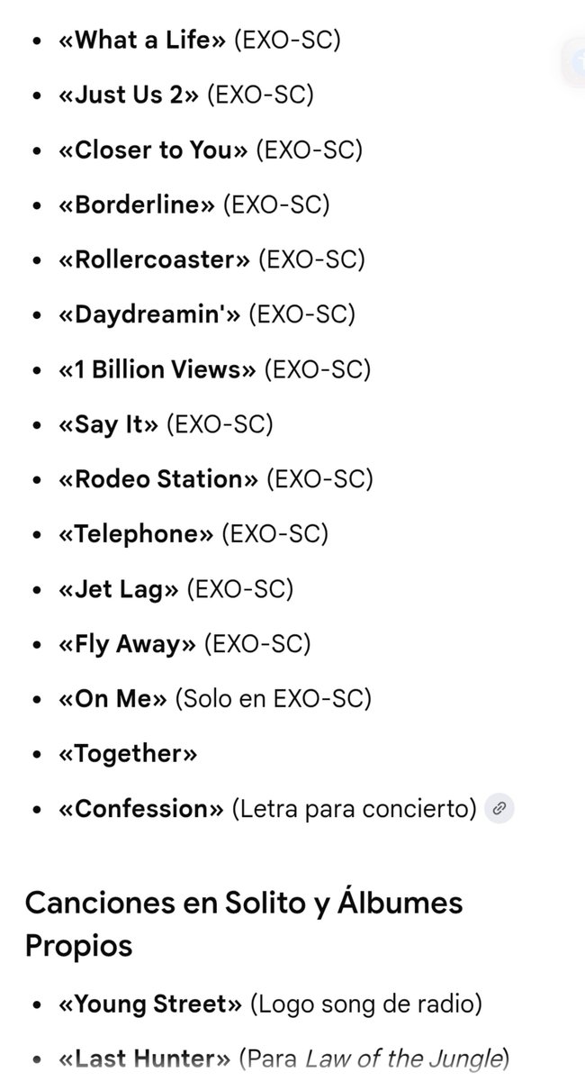 eli_mil_mrv's tweet photo. Los temas escritos por Chanyeol. https://t.co/41S5SEVCoz