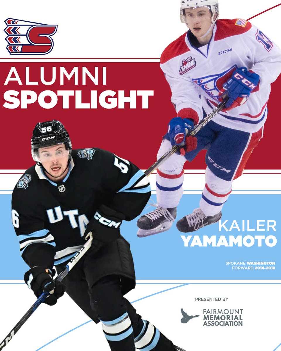 spokanechiefs's tweet photo. In honor of Spokane Chiefs Training Camp this week, our August Alumni Spotlight presented by Fairmount Memorial Association, is Spokane native Kailer Yamamoto!
His 291 points is tied for sixth all-time in franchise history.
#GoChiefsGo #OnceAChief https://t.co/2Ka35mF3kT