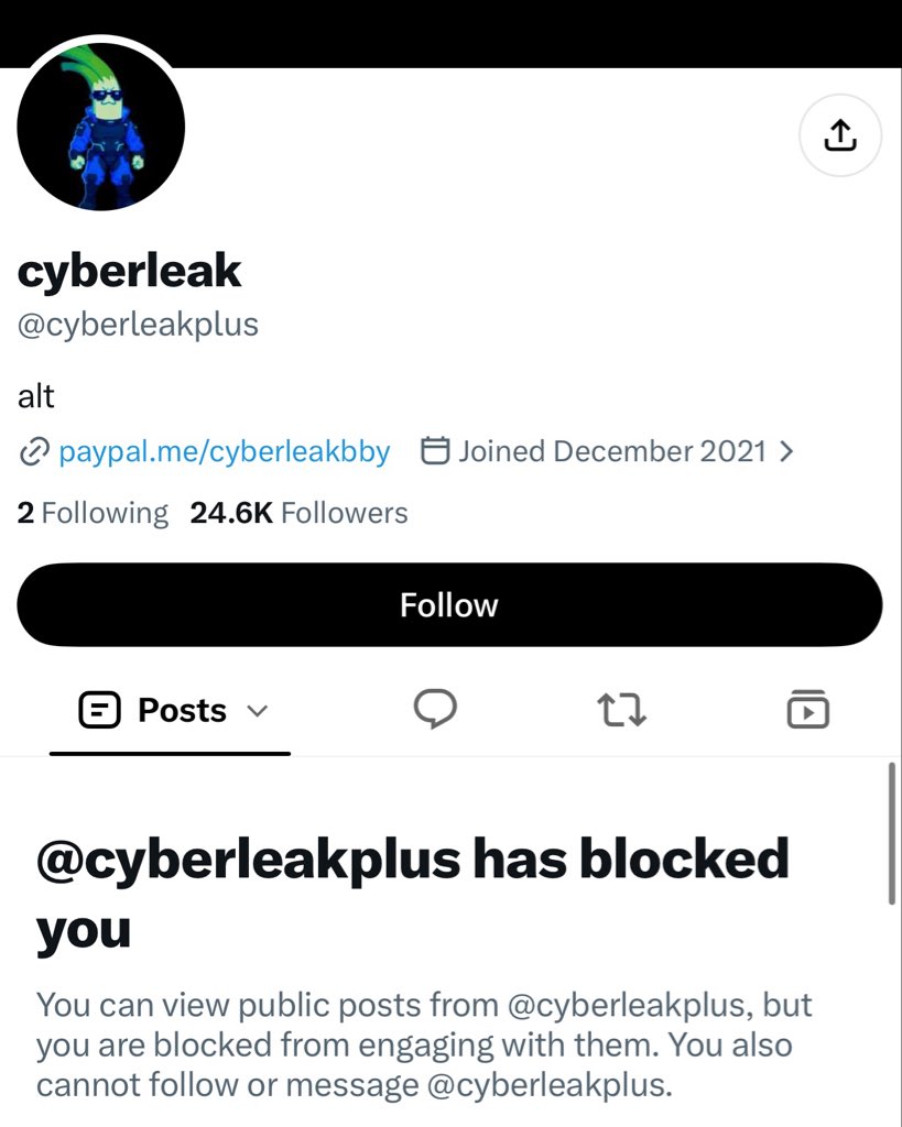 Zvbear's tweet photo. Damn I didn’t think I was that famous 

Why did the GTA leaker from ROCKSTAR block me? https://t.co/NFmgJi10H1