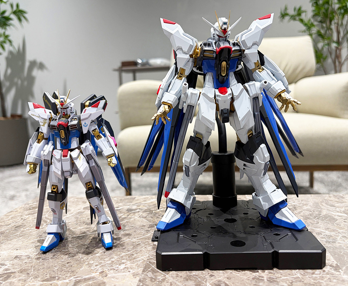hobbywatch_jp's tweet photo. 「ABSOLUTE ACT ストライクフリーダムガンダム」企画担当者インタビュー　可動を追求し、新たな動きの魅力を解き放つ「ABSOLUTE ACT」始動 https://t.co/39ndoZYD31 https://t.co/0z4mkIFLuo