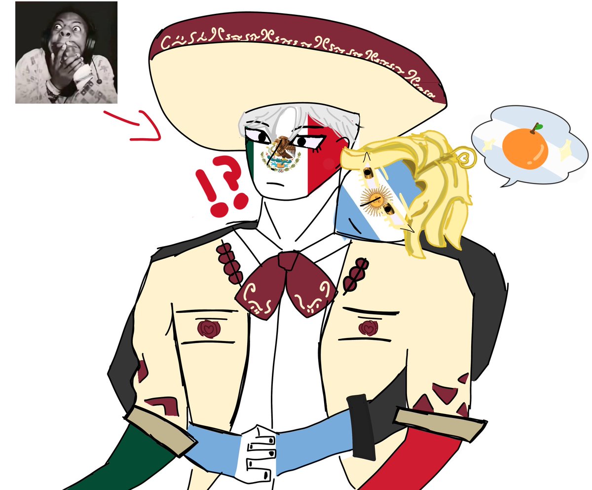 to4qe's tweet photo. Oigan ya fue
Así lo hice
si no les gusta no me importa
Y si les gusta si me importa
hice lo mejor q pude ok
se q hay muchos errores pero q hueva corregirlos
#countryhumans #argmex #mexarg #mandarina #argentina #Mexico #naranja #apoyo https://t.co/95uD2GuwQU