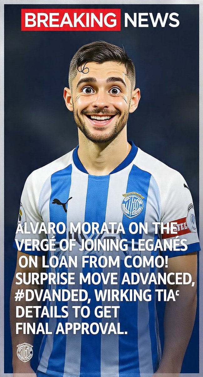 DanailLuck2f's tweet photo. @FabrizioRomano Morata to Segunda? 😳 What a plot twist! Football really said: expect the unexpected. 😂⚽️ https://t.co/T5dhp7VwFr