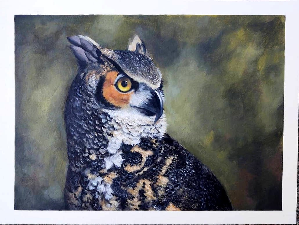 alrxse's tweet photo. Thinkin about when i was obsessed with painting owls
this was one of many https://t.co/iPrJ62ZkoM