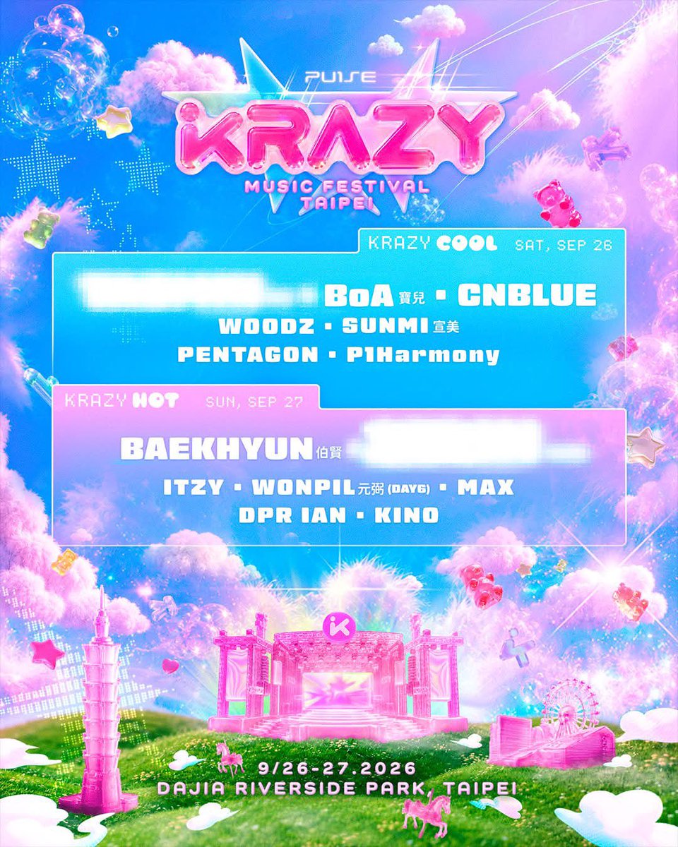 lightbaek614's tweet photo. Baekhyun is announced as part of the lineup for Day 2 of ‘Krazy Music Festival Taipei’, Sept 27 🤍

soloist baekhyun is heree 😍 https://t.co/t2ENcZ0orv