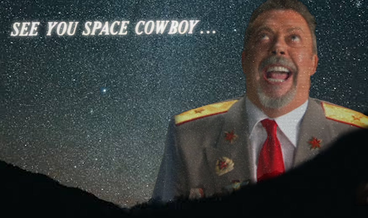 BusterSwordsman's tweet photo. @Actually_Tina I’ve never played Red Alert 3, but it’s my next purchase on Steam in honor of Tim Curry https://t.co/YrBnZ2kNzS
