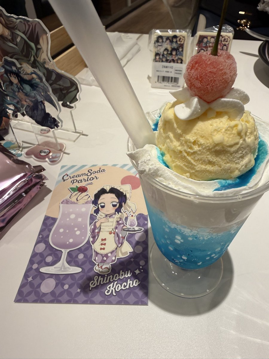 micha__micha's tweet photo. #鬼滅の刃クリームソーダパーラー https://t.co/KZdR80bCB7