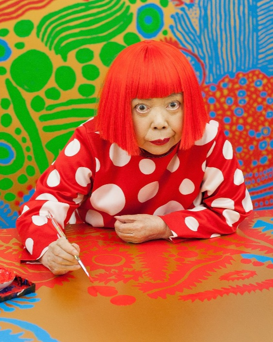 AcervoCharts's tweet photo. Yayoi Kusama, considerada a artista mais fotografada do mundo, faleceu aos 97 anos. https://t.co/6ZAtTHTwHC