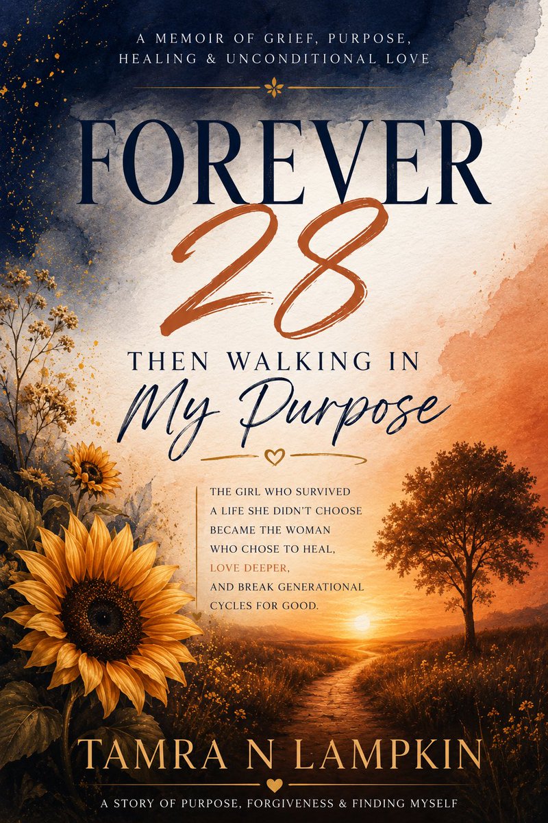 darkskinnsinn's tweet photo. wrote a book. 🥹❤️
FOREVER 28: Then Walking in My Purpose is my story of grief, healing, faith, love, and finding purpose through it all.
I didn’t choose every chapter, but I chose what I would do with them.
#Forever28 #ThenWalkingInMyPurpose #Memoir #HealingJourney #BlackAuthor https://t.co/XnKyTVICNN