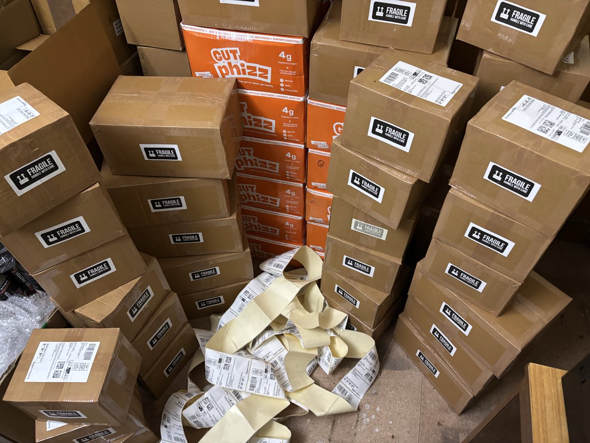 radhika___arora's tweet photo. We got sold out in just 5 days of pre-launch🥺 

When we opened pre-orders, we thought maybe a few hundred people would give us a chance, so we capped it at 500 spots. But the response was overwhelming, so we extended it to almost 900 orders. 

And then shopify decided to give us a mini heart attack…due to an inventory glitch, orders kept coming through even after we sold out. So we started calling customers one by one to explain and process refunds.

But something happened that we’ll probably never forget. So many people told us: "Don't refund us. We'll wait for the next batch."

Honestly, that meant more to us than the orders themselves. Thank you so much for trusting Gutphizz, for every order, DM, and story share!

Working day and night to get the next batch ready ASAP. Big things coming soon! Stay tuned!🥤