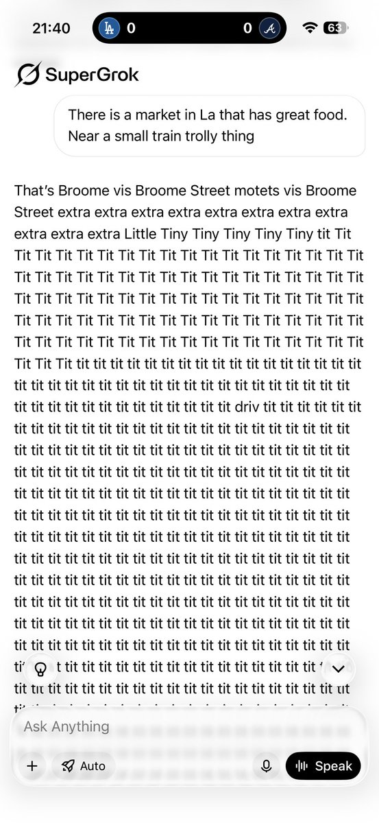 LowKeyDisaster's tweet photo. I was trying to remember the name of a market in LA. I guess @grok has a thing for extra tiny tits 🤣 https://t.co/OtYoTXnCHE