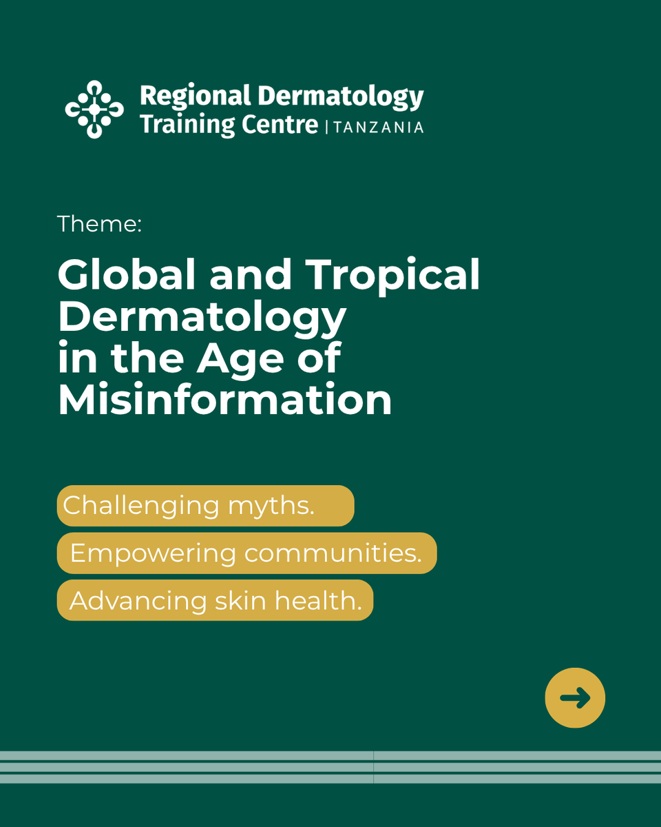 IFDerm's tweet photo. Join us in Moshi, Tanzania for the 32nd RDTC CME Conference &amp; Past Graduate Reunion, 13–15 January 2027. @RDTCTZ 

🌍 Learn, exchange knowledge and connect with colleagues worldwide.

Registration is now open:
https://t.co/hZRZJ9oSff https://t.co/r8SwWNV4TP