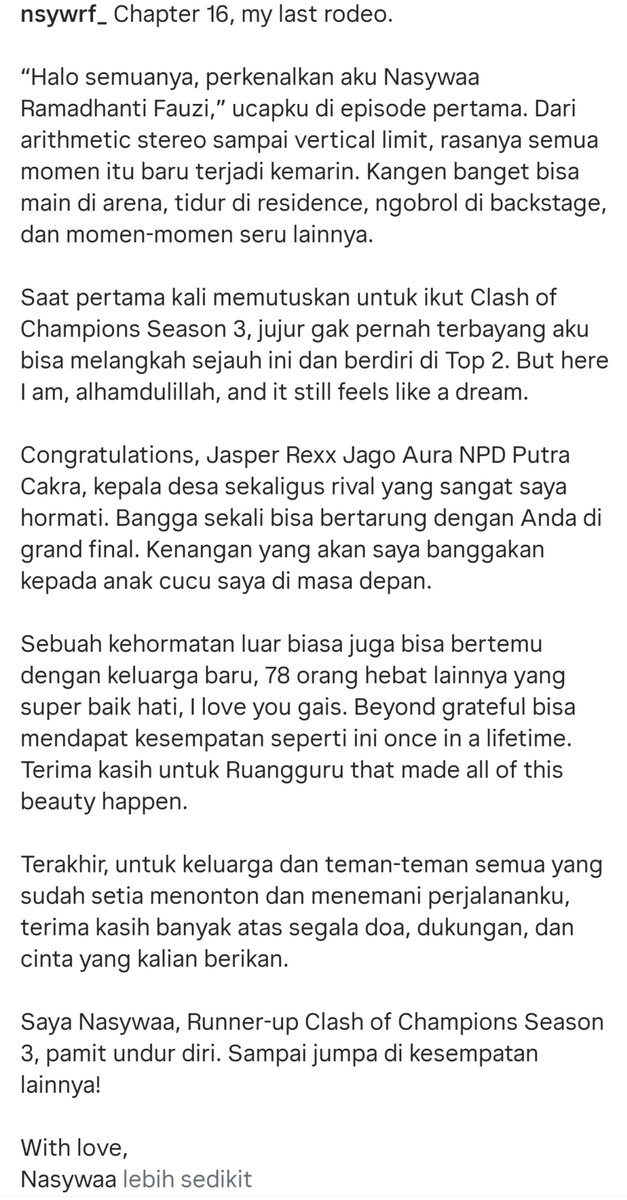 lavienclu's tweet photo. Sweet banget nasywaa, tapi kenapa vibes nya kaya pamit mau jadi cerita rakyat😭 btw so proud of uuuu my bini gwehhh since day1😍 https://t.co/MwWcwlqWNu