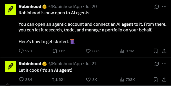 eth3rea111's tweet photo. So you are telling me that the biggest AI-agent project on the RH Chain @ProjectVEXai with the $VEX token is just sitting there -80% from the ATH waiting for the inevitable wave of attention? While being supported directly by @virtuals_io and @solana and with the narrative being pushed overall by the @RobinhoodApp and @vladtenev himself?

If you are looking for a strong bet with good r/r right now, while all of the ecosystem is on fire, then $VEX is one of the few gambles you can take right now 

0x8ff92566f2e81bdd68edfaa8cde73942a723796b