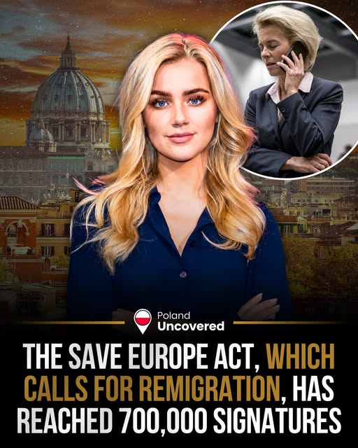 ScaryEurope's tweet photo. 🚨🇪🇺The Save Europe Act, a proposed European Citizens’ Initiative (ECI) that calls for “remigration,” has officially reached 700,000 signatures.
The European Commission has already refused to register the initiative, stating that it violates EU values. Despite the refusal, the campaign has continued collecting signatures and is edging ever closer to the 1,000,000 mark, making it all but impossible to ignore.
