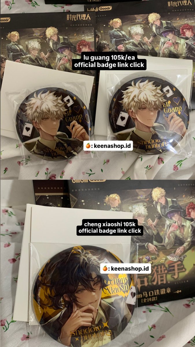 keena_thy's tweet photo. WTS BADGE OFFICIAL LINK CLICK

bisa 🍊 
bisa nego
bisa split payment
kindly rep/dm for order atau bisa langsung cek 🍊

#warunglinkclick #warungdonghua #wtsmerch #linkclink https://t.co/3fxXQ07T6n
