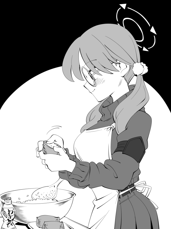 sonicsagoshi's tweet photo. 作戦から帰投する隊員のために、先輩の得意料理を真似して作ってみるモエ
#ブルアカ https://t.co/Ip6h3A11XC