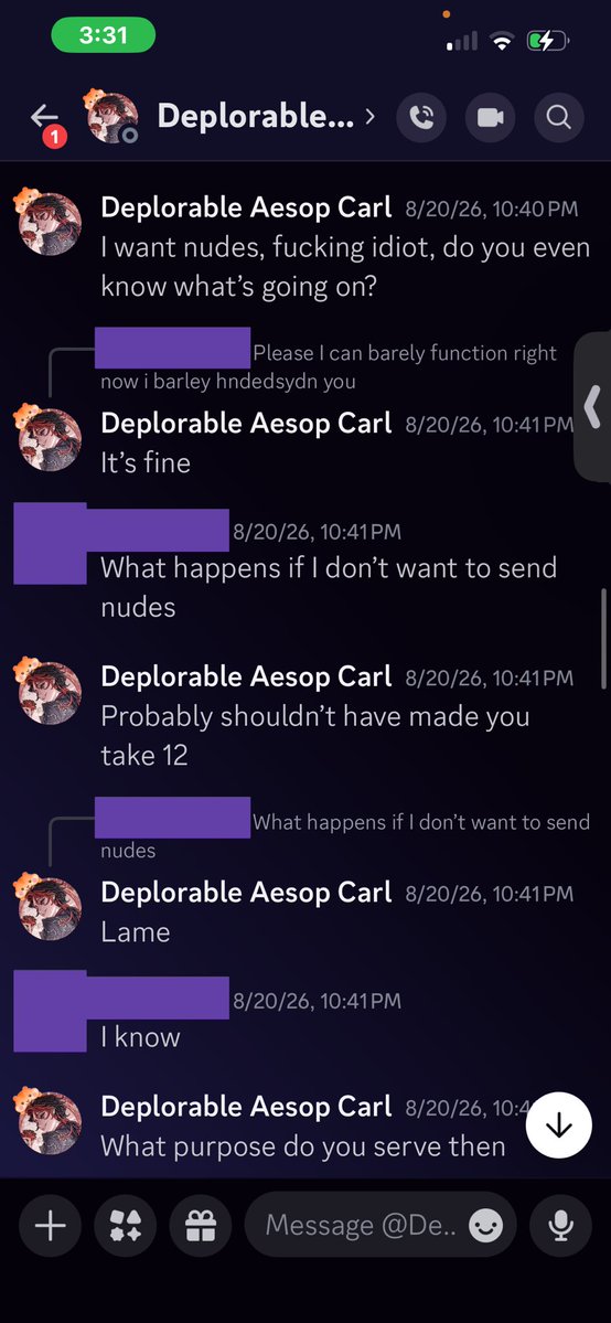 moeflori's tweet photo. hi don’t “attempt” to call someone else out while you’re actively harming a 13 year old https://t.co/kII3TEmskL